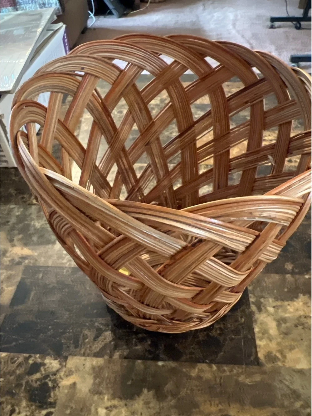 Handwoven Natural Wicker Storage Basket